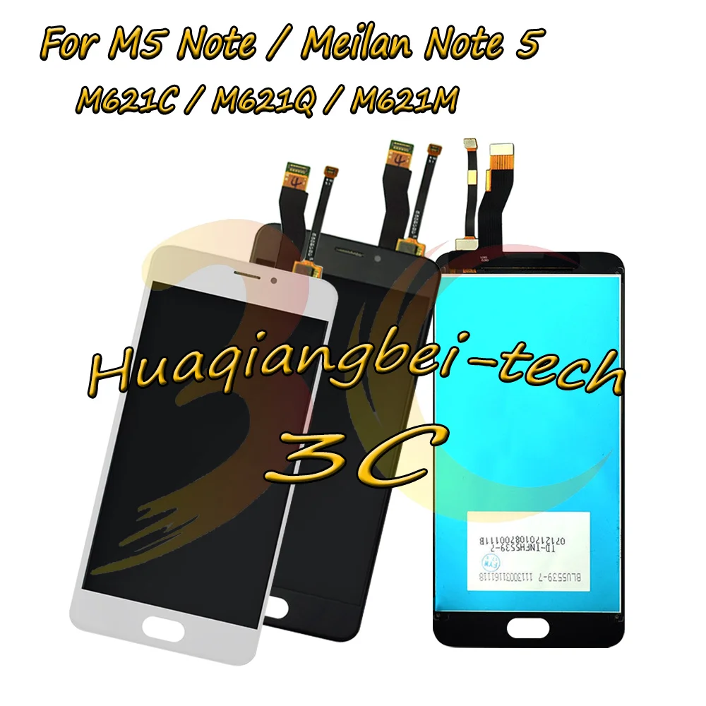 

5.5" New For Meizu M5 Note / Meilan Note 5 M621C M621Q M621M Full LCD DIsplay + Touch Screen Digitizer Assembly 100% Tested