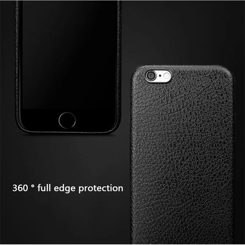 Деловой Повседневный флип чехол для iPhone 6 s из ТПУ кожаный plus аксессуары задняя