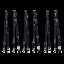 5 пар металлический бюстгальтер на застежке ремень женский эластичный прозрачный силиконовые лямки бюстгальтера регулируемые Baldric нижнее белье аксессуары