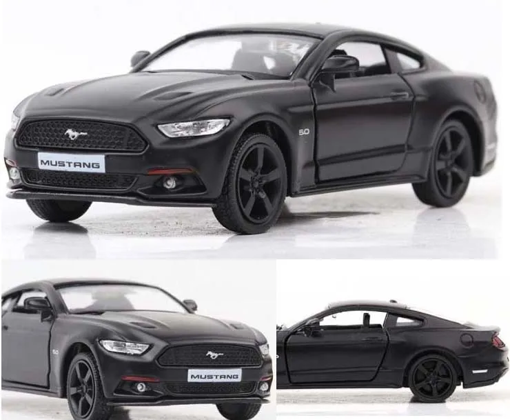 1:36 Масштаб ford mustang высокая имитация сплава Модель автомобиля матовый оттягивающийся назад ретро автомобиль игрушка 2 открытая дверная игрушка автомобиль подарки для детей