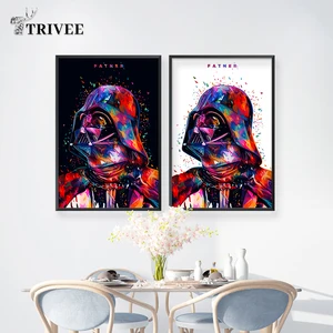 Star Wars Canvas Print Darth Vader Wall Art Canvas Painting Nordic Posters And Prints Wall Pictures for Living Room Boy's Rooms