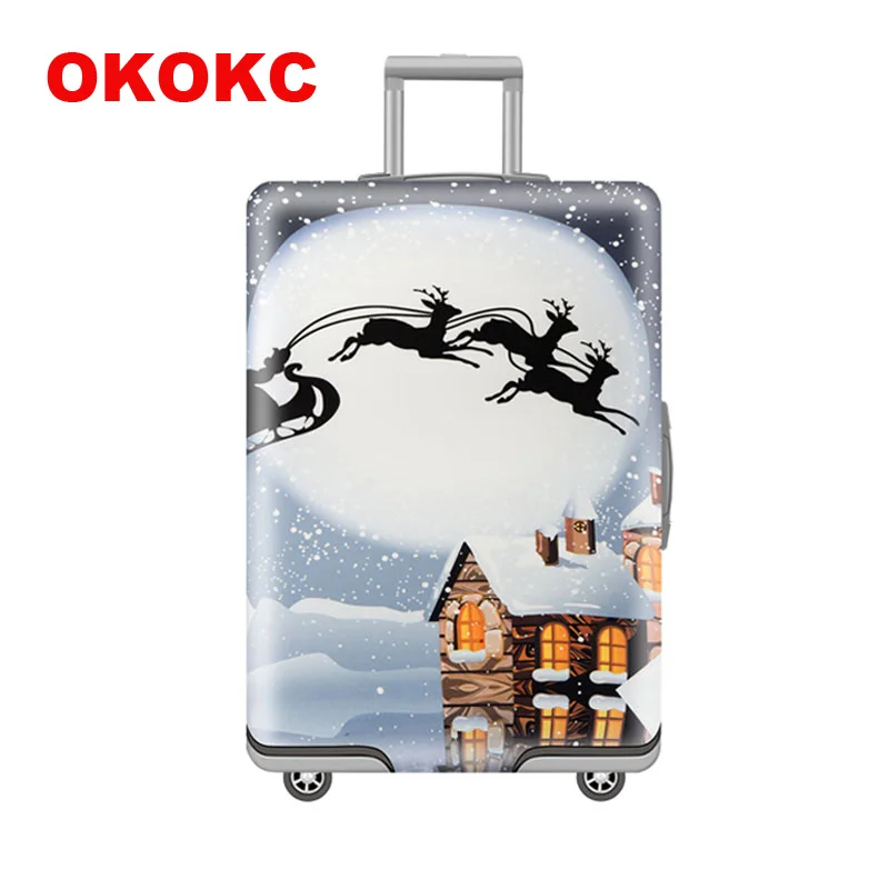Эластичные заклепки OKOKC защитный чехол для багажа на колесиках 19 32 дюйма плотный