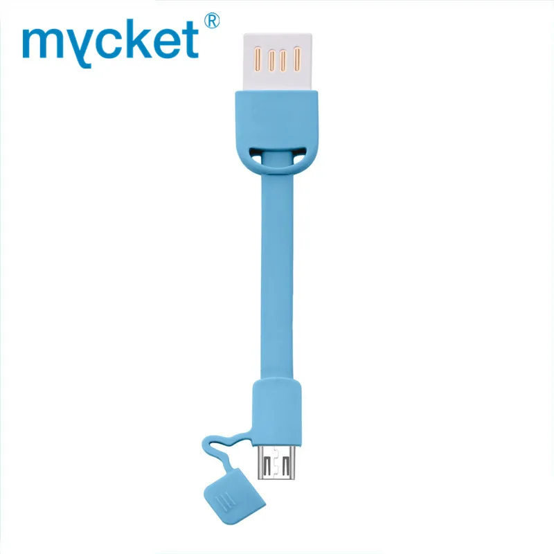 Myket Универсальный Micro USB кабель для samsung Xiaomi huawei Android телефон портативный мини-брелок кабель для синхронизации данных и зарядки