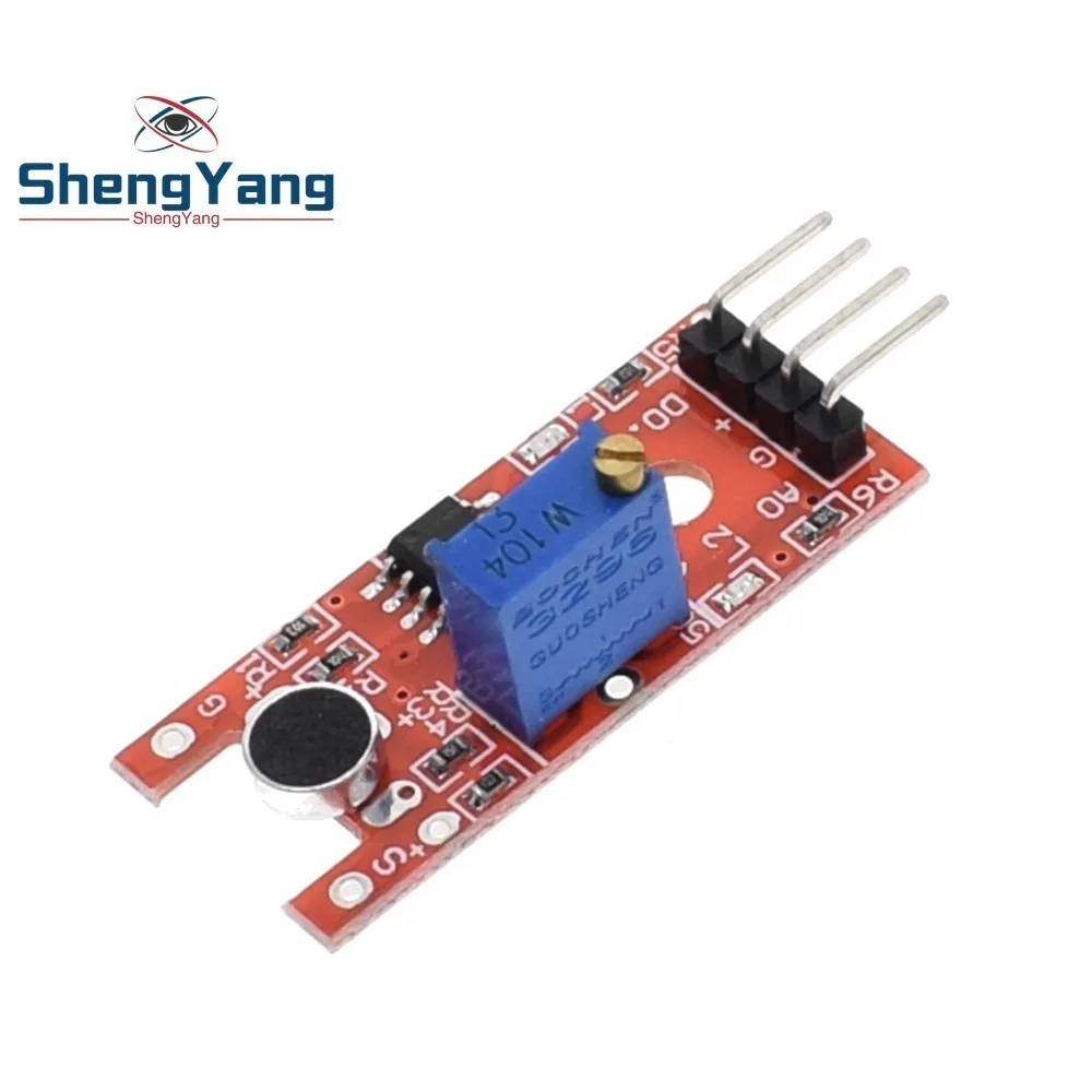 

ShengYang Microphone Voice Sound Sensor Module For Arduino Analog Digital Output Sensors KY-038