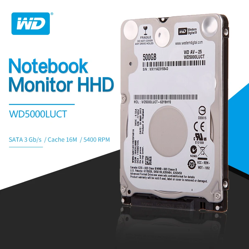 Western Digital WD 500GB 2.5" Video Surveillance HDD