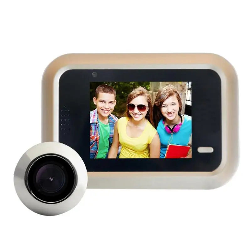 

2.4 inch LCD Color Screen Wireless Doorbell WiFi Video Home Security Door Phone Intercom System Digital Peephole Viewer Doorbell