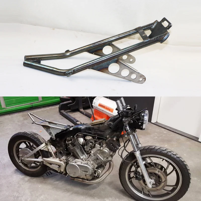 Modified Cafe Racer Iron Seat Subframe For Yamaha Xv 750 Se And Xv 9 Cafe Racer Subframe Aliexpress