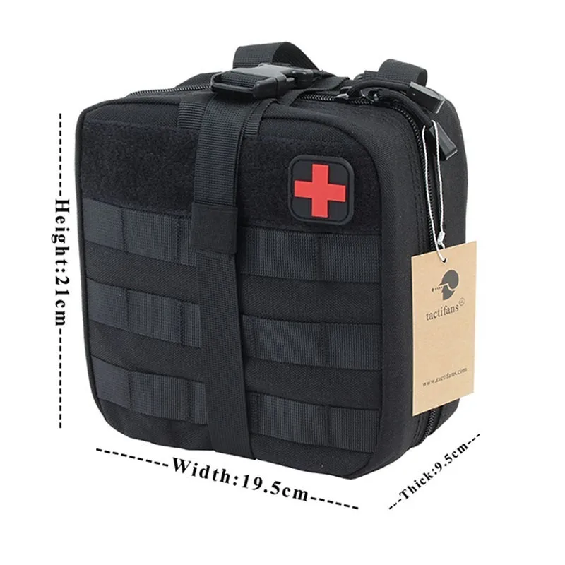 First Aid Pouch Patch Bag Molle Hook And Loop Amphibious Tactical