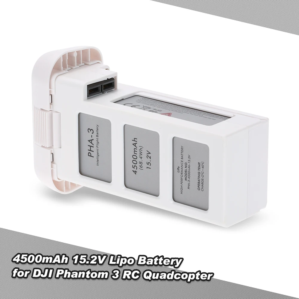 

4500mAh 15.2V 4S Intelligent Flight Lipo Battery for DJI Phantom 3 Professional Advanced Standard Version RC Quadcopter