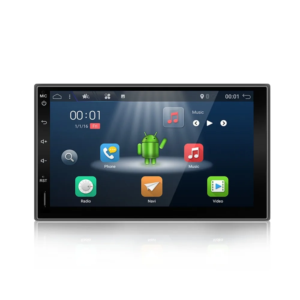 Sale 2Din Android Ram 2G Quad Core car dvd Fit NISSAN QASHQAI Tiida universal car radio with GPS WIFI 4G/3G RDS STEERING WHEEL CAMERA 22