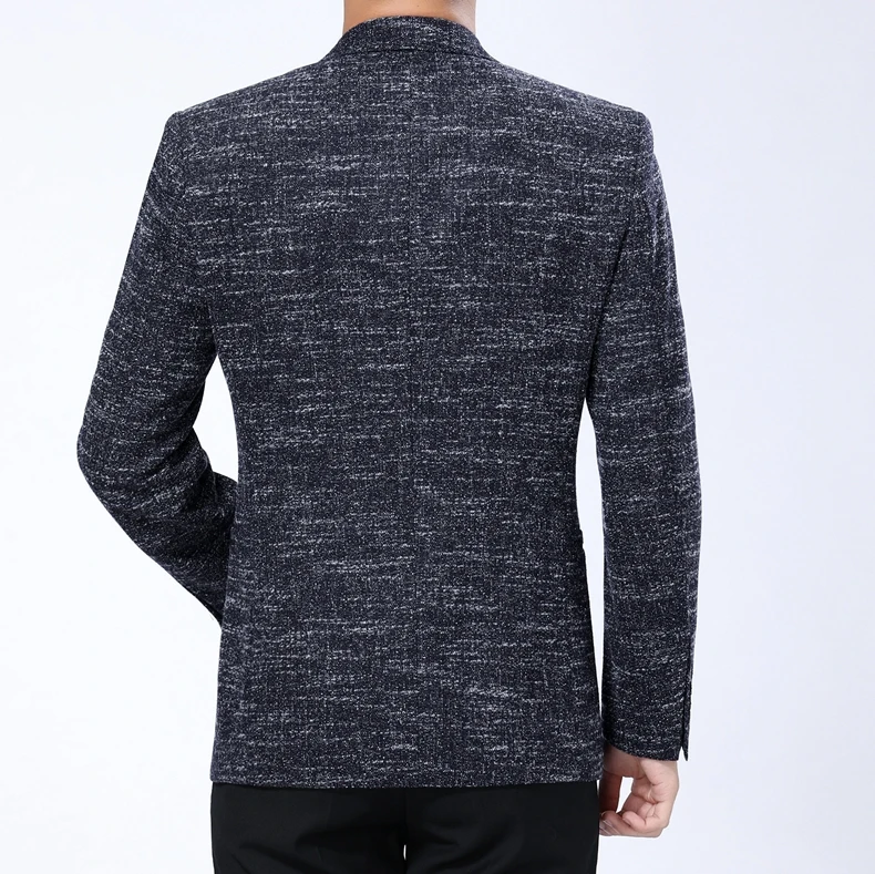 WAEOLSA Men Slim Fit Blazers Woollen Blend Suit Jackets Man  Wool Blazer Hombre Gray Coffee Color Suit Coat Male Costumes et Blazers (10)
