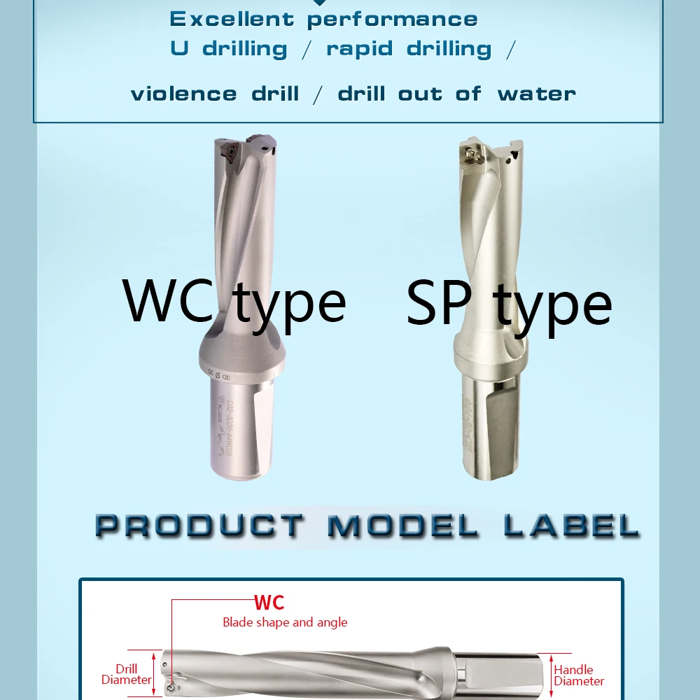 Wc-c32-5d-sd31 32 33 34 35-wc06 дрель Тип для wcmt06t308 вставить U бурение мелкой отверстие сменными пластинами сверла