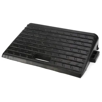 

2pcs Black Rubber Kerb Ramps for Gardening Manoeuvring Caravans Garden Carts Or Sack Trolleys For Road Level Crossing