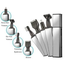 4 в 1 многофункциональная мужская электробритва бритва, нос ушной триммер для волос безболезненная Женская Обрезка бровей салонная машинка для стрижки бороды бритва