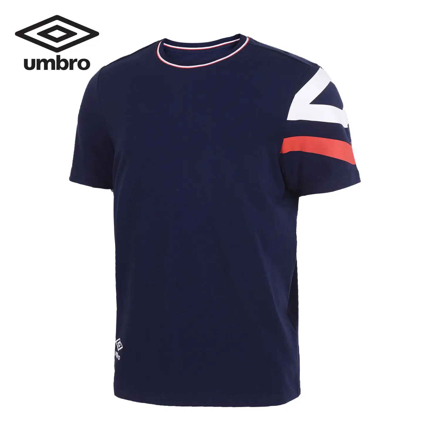 Umbro летняя Новинка Мужская Спортивная футболка с круглым вырезом 95% хлопковая футболка Удобная дышащая футболка UO192AP2529 - Цвет: UO192AP2529-808