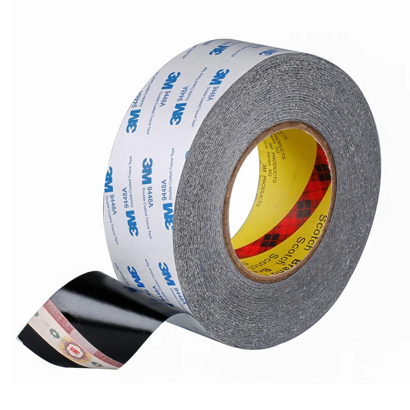 Buy 3M 9448A Black High temp Double Sided Tissue Tape