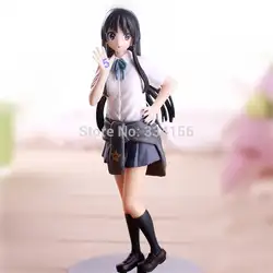 Аниме K-ON! Акияма Mio 5th Ver ПВХ фигурку Коллекционная модель игрушки куклы 18 см