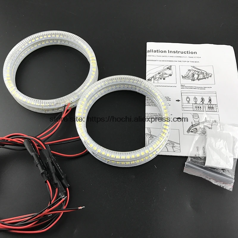 Отличные SMD 5050 Светодиодные белые фары halo angel demon eyes kit ангельские глазки для Acura TSX