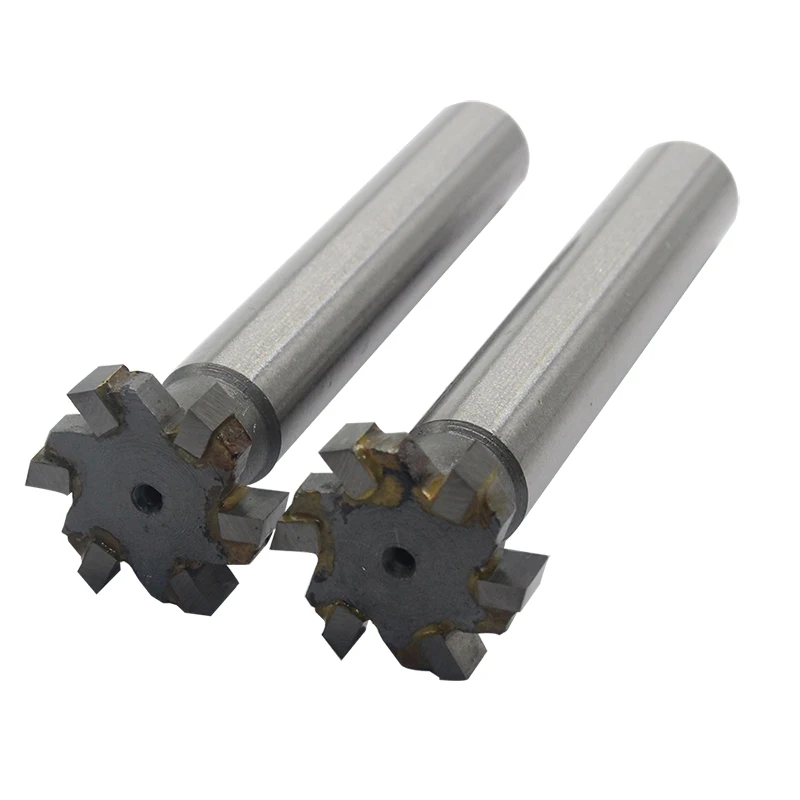 Buy 2pcs 22mm * 5mm 6Flute alloy straight shank T slot