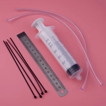 

DWCX Car Maintenance 60ml Adjust Fork Oil Tool Kit Gauge Suspension Level Tuning Manual Syringe Shock Sag Adjuster Seal Ruler