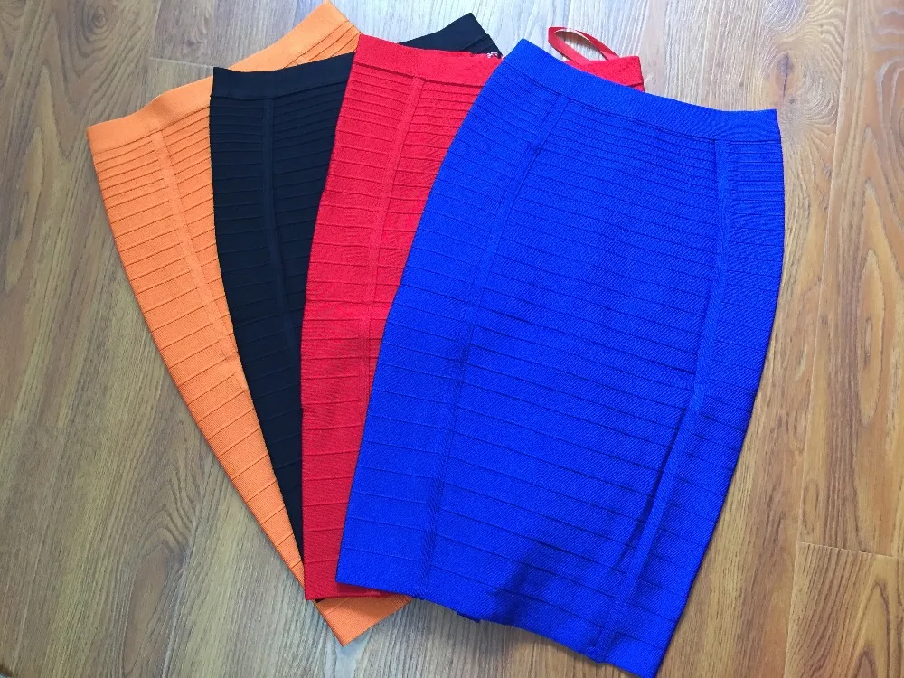 13 цветов плюс размер XL XXL 58 см Женская Сексуальная молния Черный Синий Оранжевый Красный Юбка-перевязка из вискозы дизайнерская линия юбка Faldas