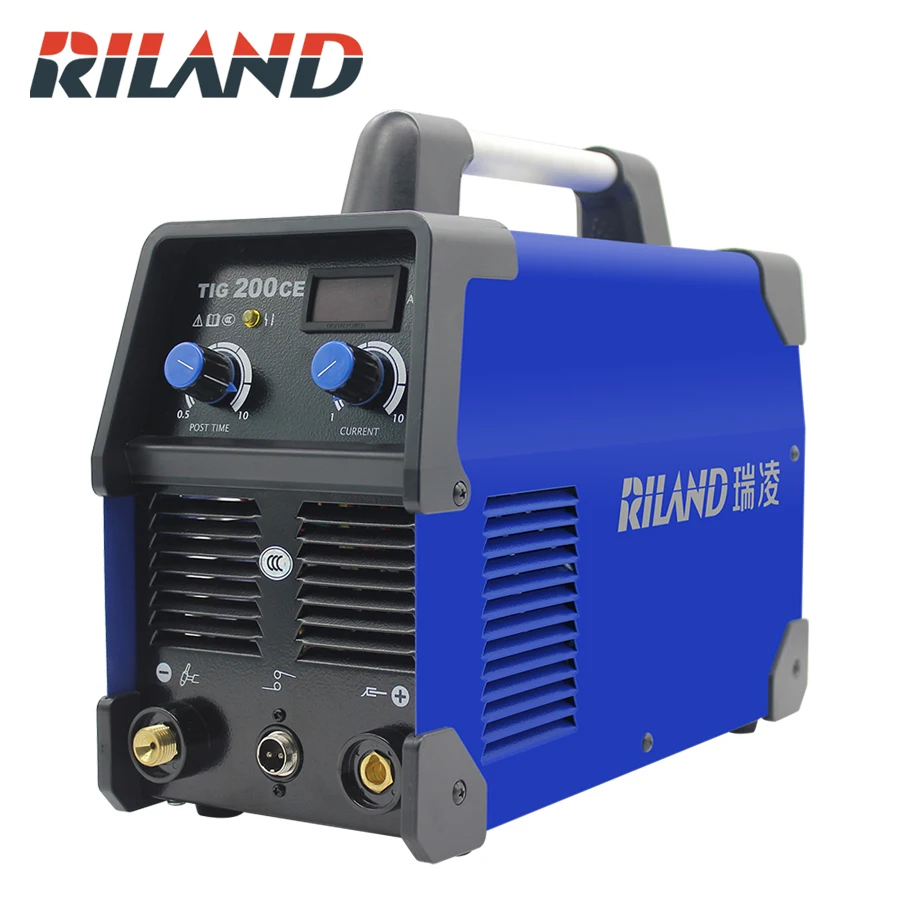 

Riland TIG200CE Digital Inverter Welding Machine Mini 220V portable inverter DC IGBT Welder