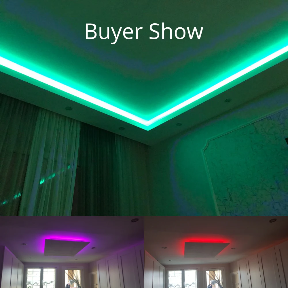 RF дистанционный контроллер RGB светодиодный полосы 220 В Красочный лента