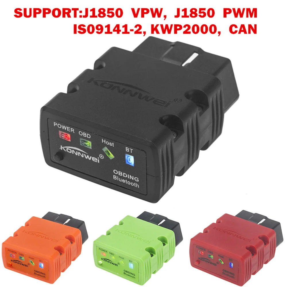 

ELM327 V1.5 Bluetooth OBD2 Scanner PIC18f25k80 Car Scanner Diagnostic Tools Code Reader Auto Scanner Engine Check for Android