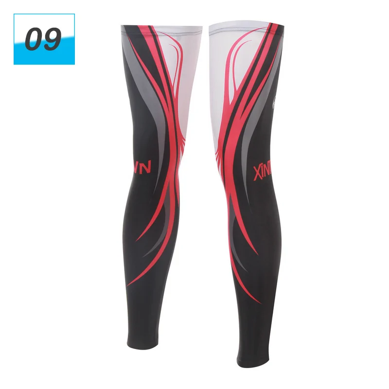 No-Slip Cycling Leg Warmer Bike Bicycle Guards Knee Warm Sleeves Covers Windproof Size S-XXXL 16 COLORS leg compression sleeves