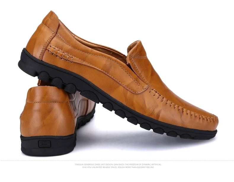JKPUDUN/Мужская обувь из натуральной кожи в британском стиле; Роскошные брендовые черные мужские лоферы; мокасины в итальянском стиле; дизайнерская повседневная мужская обувь