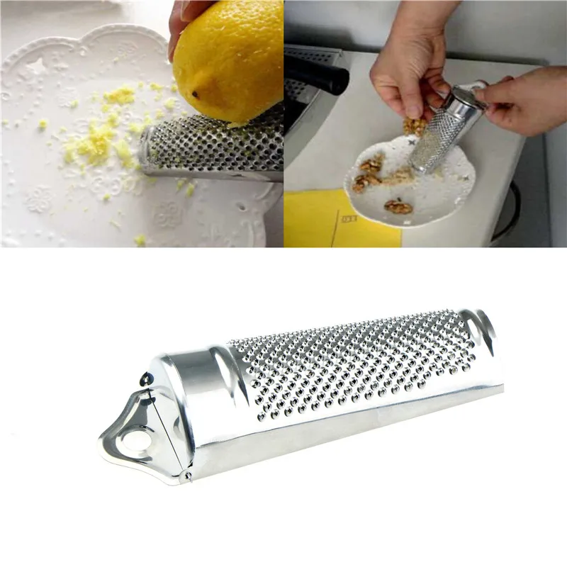 1pc Stainless Steel Versatile Hand Held Nutmeg Citrus Zester Ginger