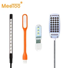 Yeni varış Ultra parlak Mini esnek LED USB kitap işık lambası okuma lambası dizüstü dizüstü PC bilgisayar Clip-on kitap okuyucu