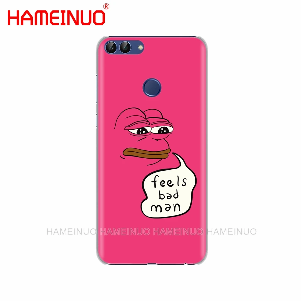 Милый лягушка Meme животное Забавный мобильный телефон чехол для huawei Honor 7C Y5 Y625 Y635 Y6