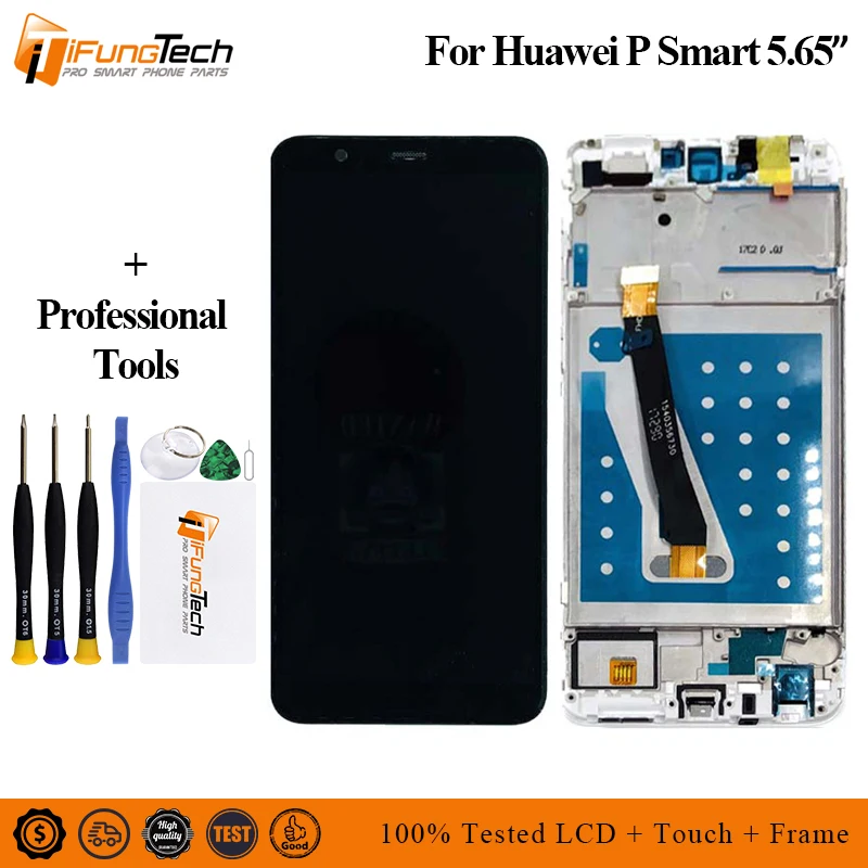 

5.65" LCD For Huawei P Smart LCD Display Touch Screen Digitizer Assembly For Huawei P Smart LCD FIG-LX1 FIG-L21 L22 Replacement