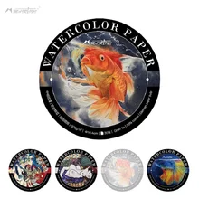 Мартини открытки Акварельная бумага 300 г герметики смешанные с хлопковой целлюлозы путешествия портативный карманный руководство