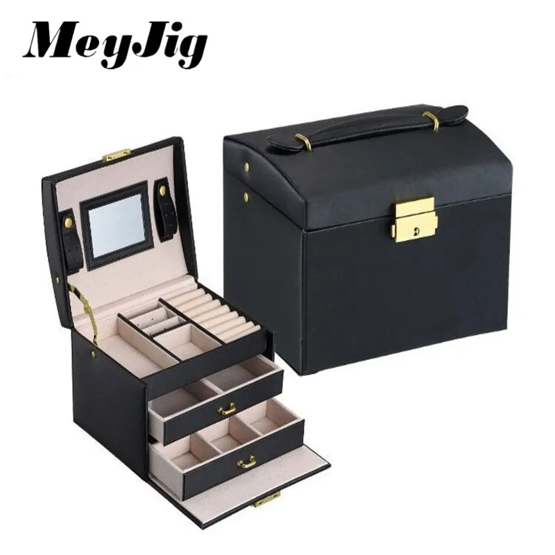 Коробка для упаковки ювелирных изделий MeyJig шкатулка утонченного макияжа