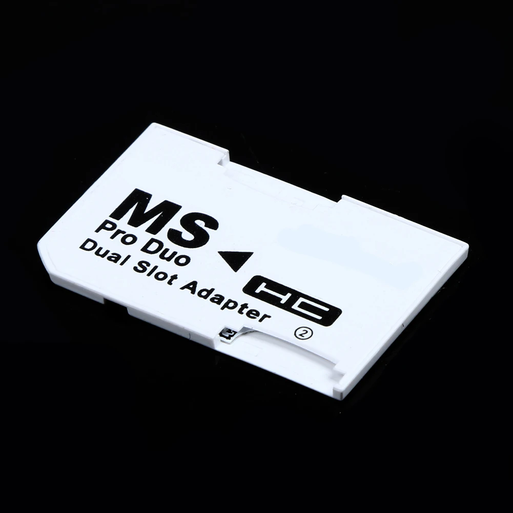 Двойной слот памяти Micro Card адаптер для Micro SD/SDHC TF карты памяти MS Pro Duo ридер адаптация для psp карты