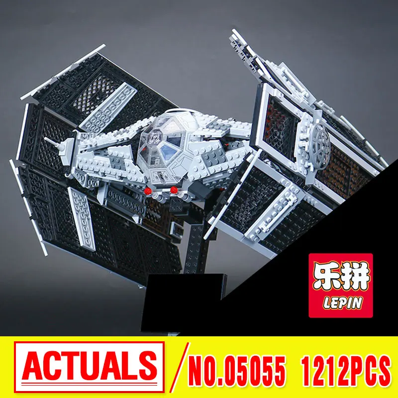 

Lepin 05055 Star 1212pcs The Rogue One USC Vader TIE Advanced Fighter Set 10175 Building Blocks Bricks Educational War