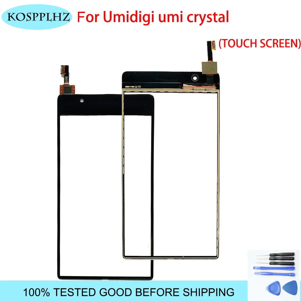Оригинальное внешнее стекло 5 дюйма для umidigi crystal pro сенсорный экран Замена