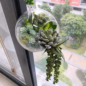 

1 Set Artificial Flower Plastic Succulent Plant Combination Plant Bonsai Simulation Of Succulent Planting Flocking Lotus