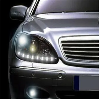 

4x White 60cm 3528 LED Flexible Waterproof All Season Weather Backed Adhesive Strip Light Car Interior Footwell Door Side Lamp