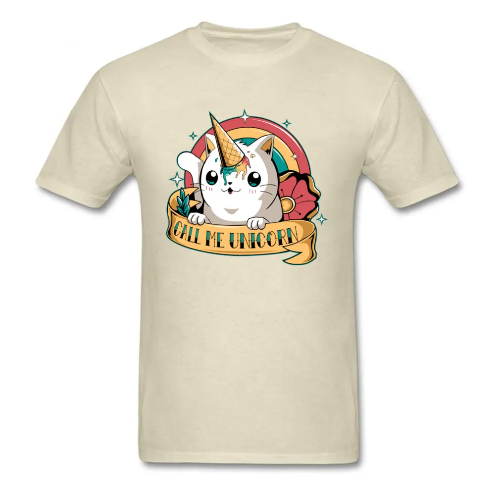 CALL-ME-UNICORN-0601 Camisa Labor Day All Cotton Round Collar Men T Shirt Casual Tshirts New Coming Short Sleeve Top T-shirts CALL-ME-UNICORN-0601 beige