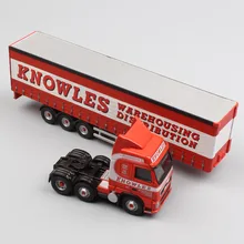 1/76 Scale brand corgi Volvo FH12 FH container Heavy Truck Knowles warehousing trailer box metal diecast model Car Toy miniature