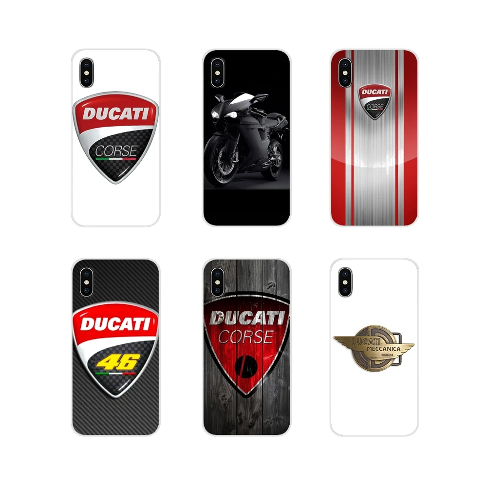 

Ducati Moto Logo Accessories Phone Shell Covers For Huawei G7 G8 P7 P8 P9 P10 P20 P30 Lite Mini Pro P Smart Plus 2017 2018 2019