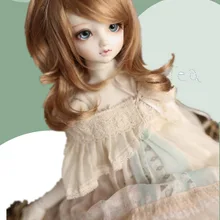 JD180 1/3 синтетический мохеровый парик Размер 8-9 дюймов BJD кукла парик виниловая кукла играть куклы парики клип куклы парики