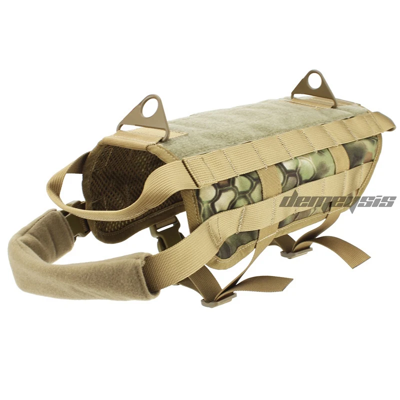 K9 тактический военный 1000D нейлон Molle система дрессировка собаки жгут охотничья собачья жилетка, одежда S-XL