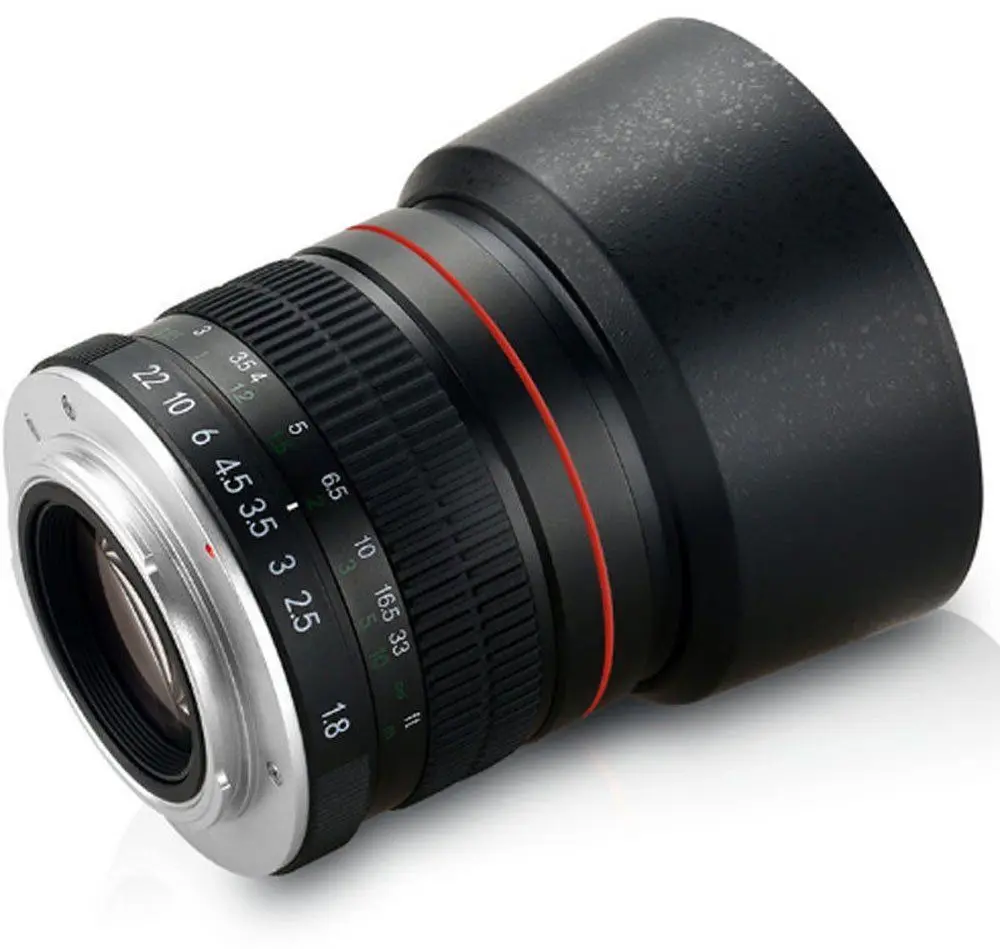 85 мм f1.8 Средний телеобъектив портретный объектив с фиксированным фокусным расстоянием для Canon 60d 6d 5diii 5d2 7d 650d 600d 750d 760d 70d 80d 1200d камеры