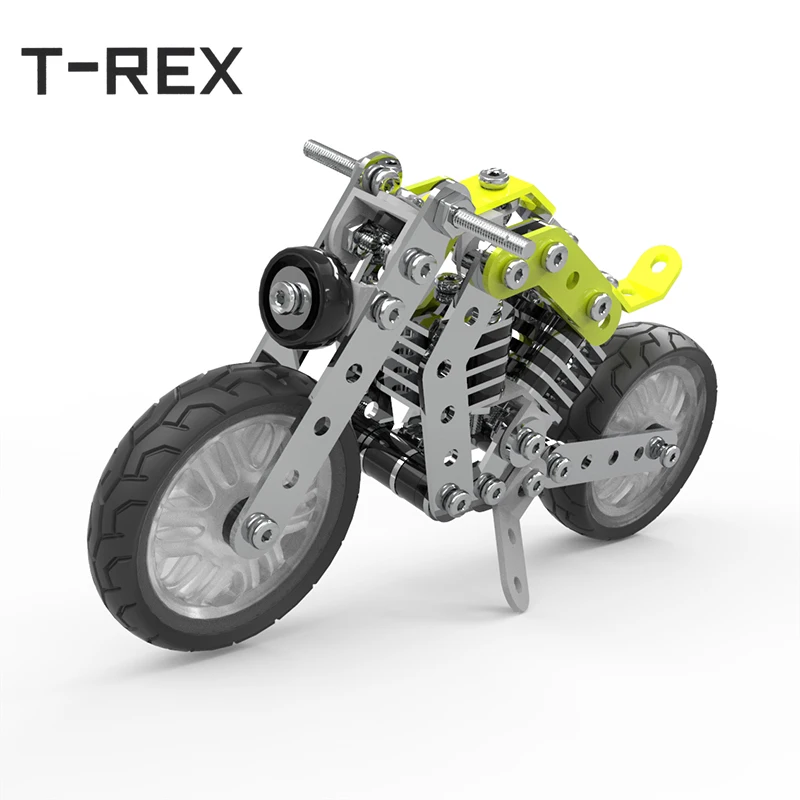 

2018 Toy Intelligent DIY Model Building Blocks Metal Stainless Steel Motor Blocks Brick 3D Educational Vehicle 120/158/188 PCS