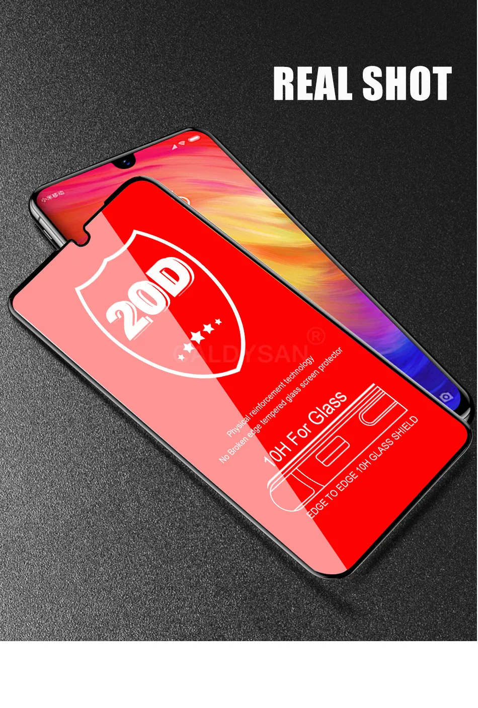 20D изогнутое закаленное стекло для Xiao mi Red mi 7 Note 7 Pro 6 Pro Защитная пленка для Xiaomi mi 9 SE 8 Lite защитное стекло