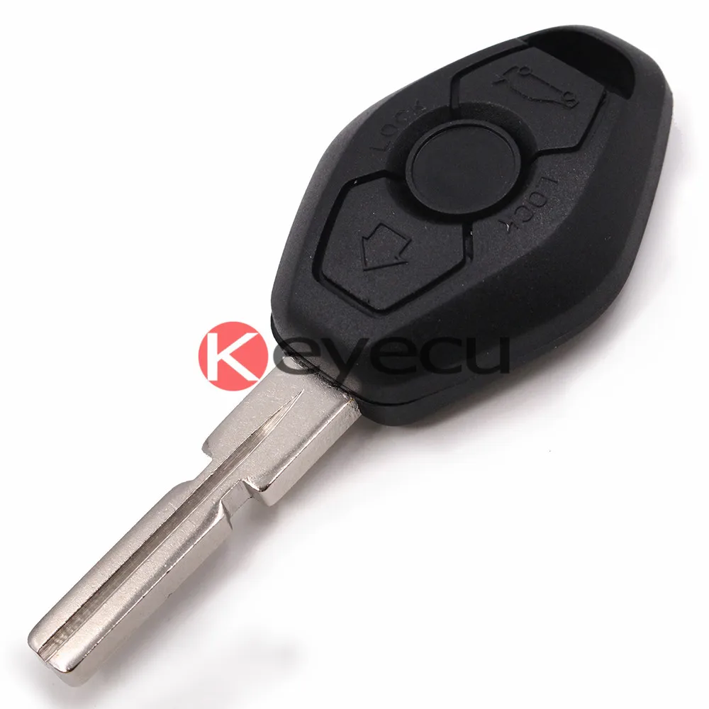 KEYECU Uncut новая система CAS2 ID7944 Чип дистанционного ключа Fob 433 МГц для BMW 3 5 6 7 X3 X5 Z3 HU58